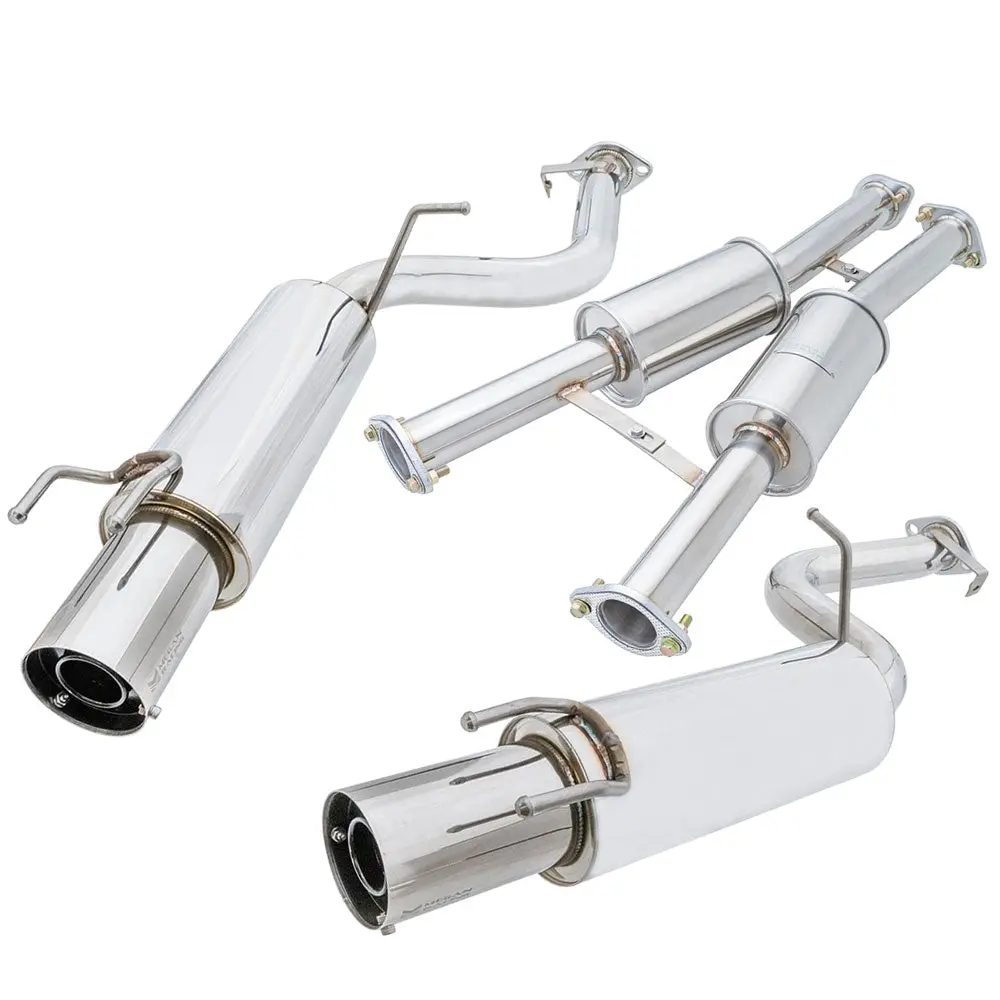 Megan 2.5" Catback Exhaust System Dual Flat Tip For 90-96 Nissan 300Zx Na Coupe/Convertible 1