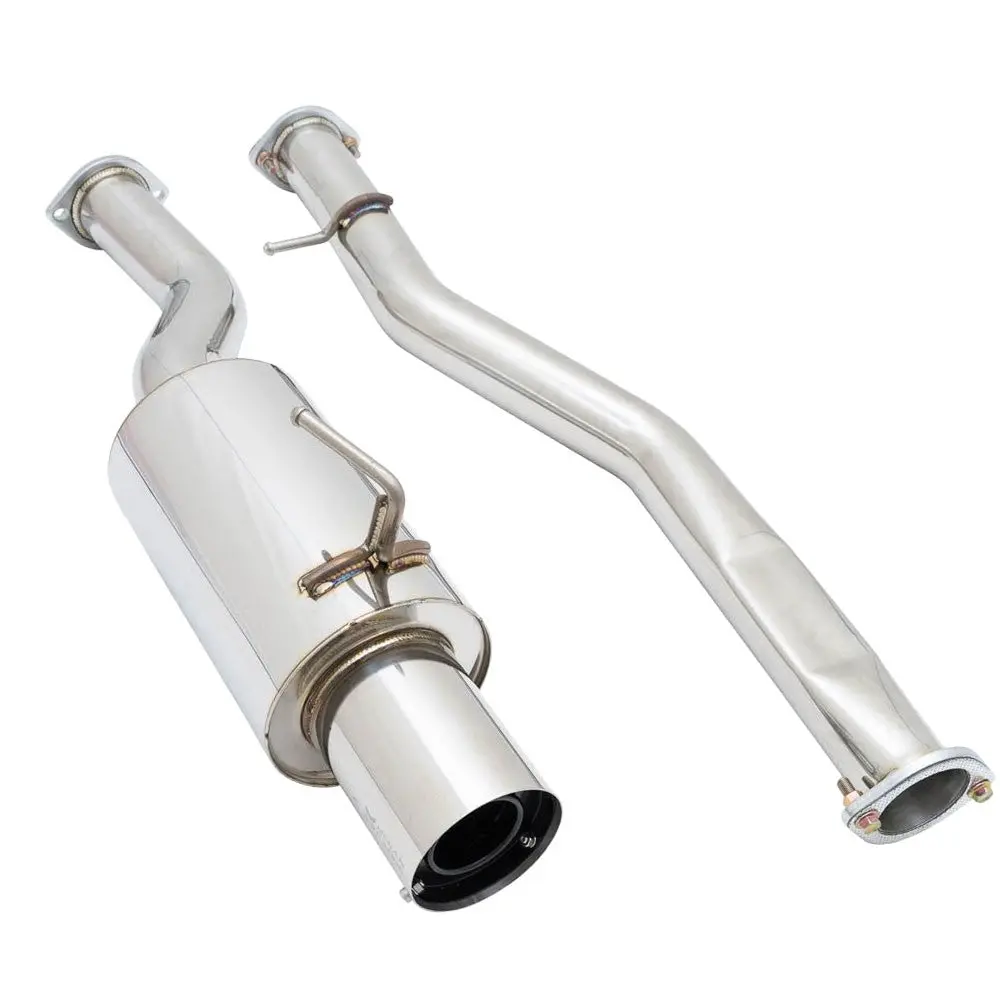 Megan Drift Spec Cbs Exhaust System [Single Exit Stainless Tip] For 03-09 Nissan 350Z Z33 1