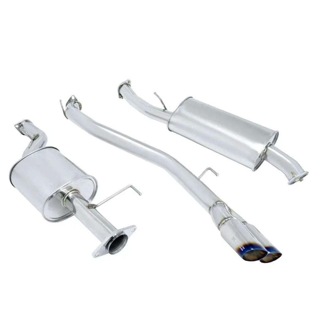 Megan Type-2 Catback Exhaust System "Burnt Blue Rolled Tips" For 11-17 Nissan Quest (Re52) 1