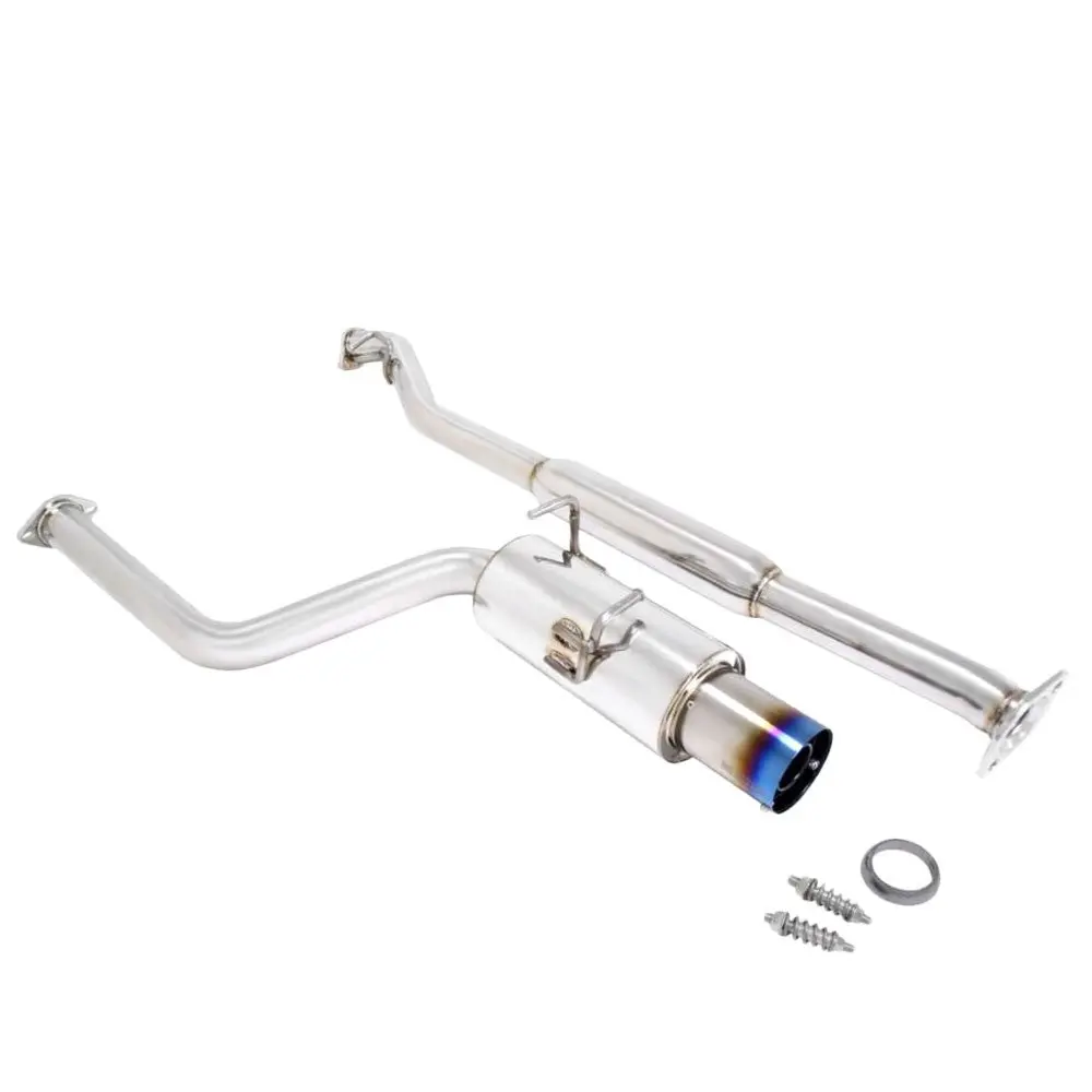 Megan Drift Spec Style Catback Exhaust System Blue Tip 2.5" Pipe W/Resonator For Gen1 13-20 Fr-S/Brz Zc6/86 Zn6 1
