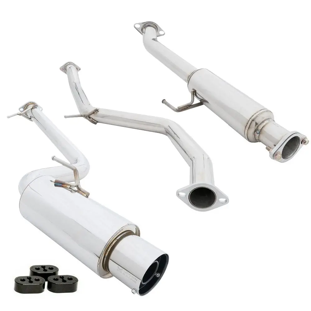 Megan Drift Spec Stainless Cbs Exhaust System Polish Tip For 11-16 Scion Tc 1