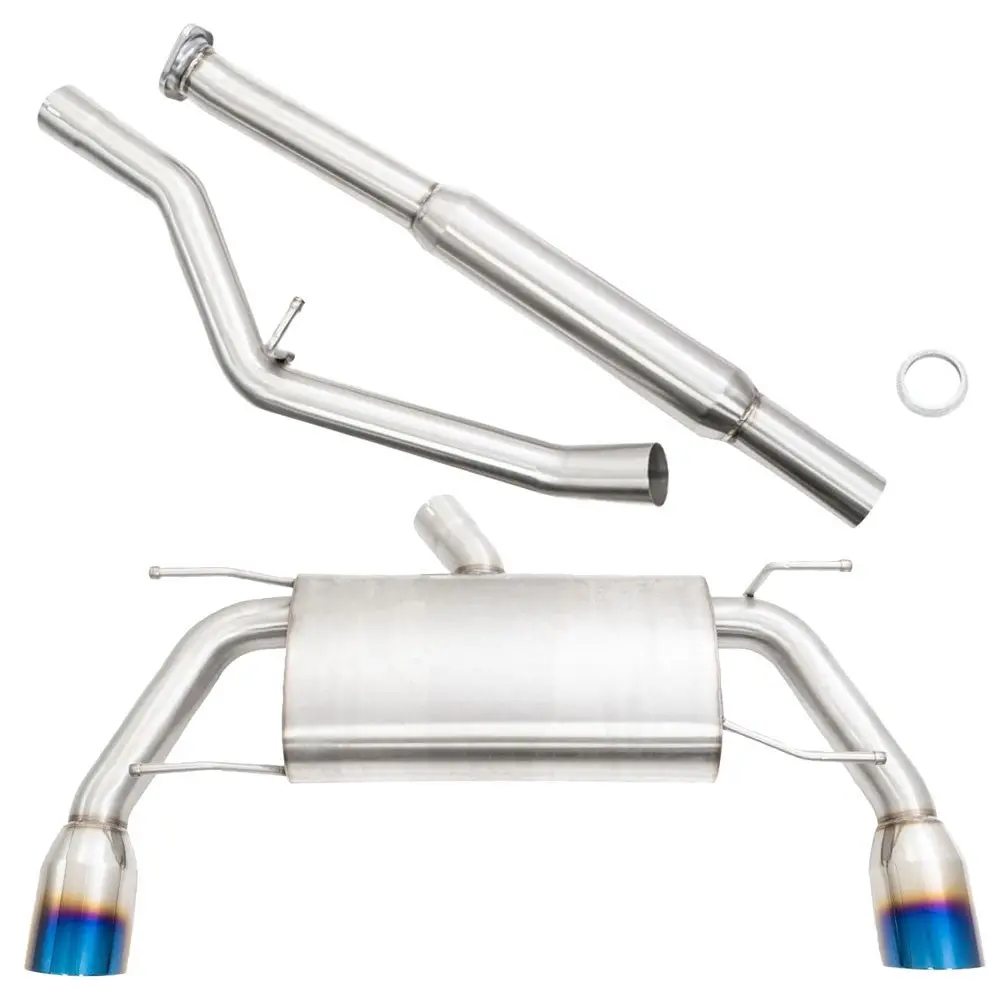 Megan Racing Rear Cbs-Type Catback System Wburnt Tips For 22+ Toyota Gr86 Zn8 2Nd Gen Mr-Cbs-T8622-Bt 1