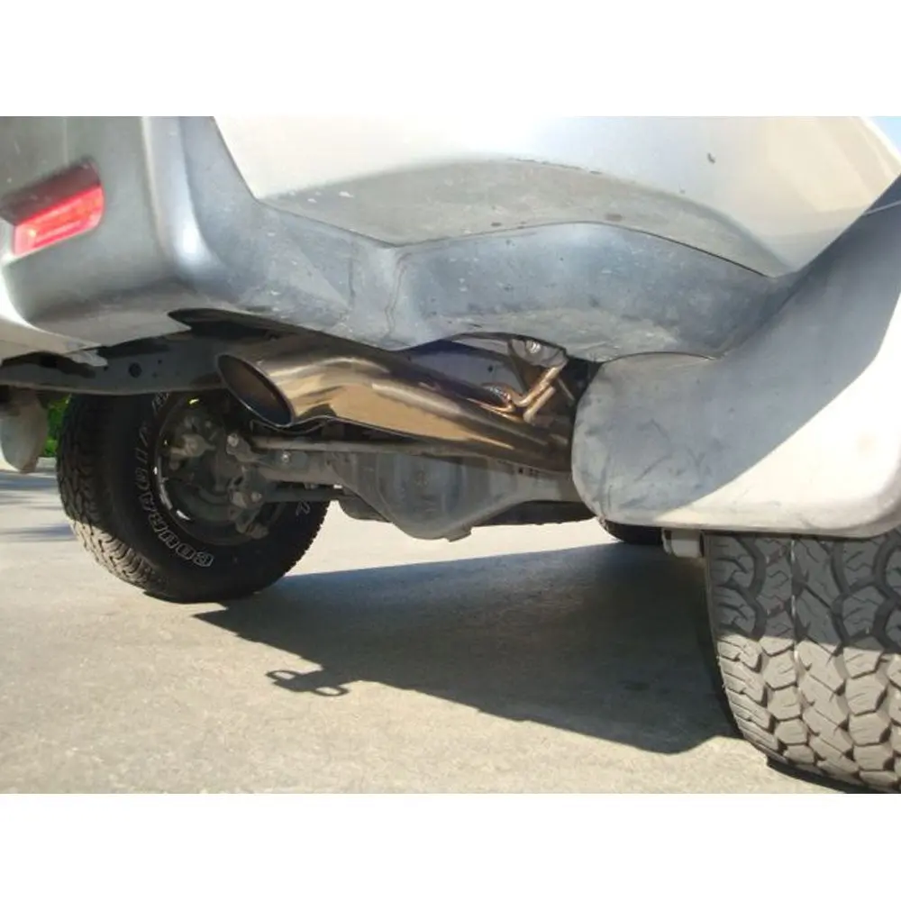 Megan Rs Stainless Cbs Exhaust System Oval Muffler Tip For 07-14 Fj Cruiser 2