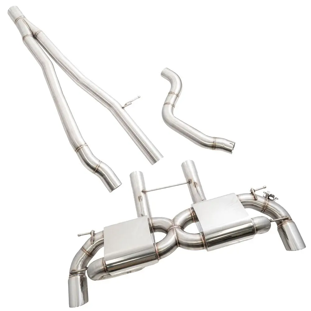 Megan Racing Rear Oe-Type Catback System W/Stainless Burnt Tips For 20-26 Toyota Gr Supra 3.0L (J29/Db) 1