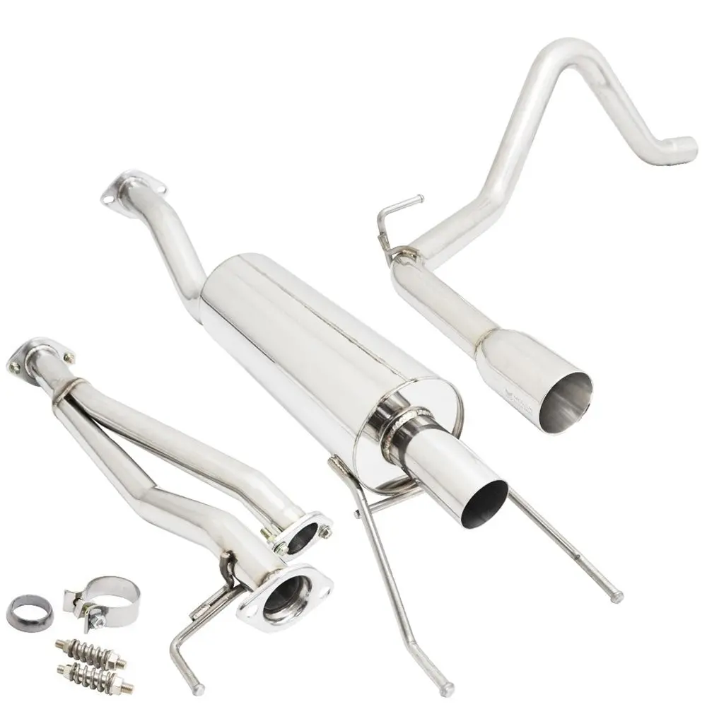Megan Oe-Rs Series Catback Exhaust System Single Round Tip For 16-23 Toyota Tacoma N300 1