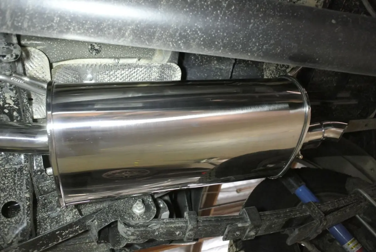 Megan Oe-Rs Series Catback Exhaust System Twin Round Tips For 16-23 Toyota Tacoma N300 2
