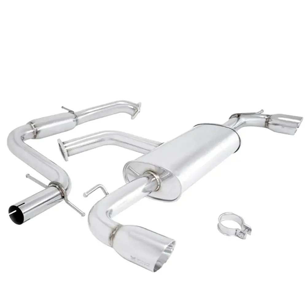 Megan Oe-Rs Series Catback Exhaust System 2.5" Pipe W/Dual Rolled Tips For 10-13 Volkswagen Gti Mk6 1