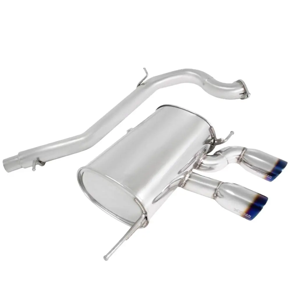 Megan Turbo Type Series Catback Exhaust System 3" Pipe W/Dual Rolled Tips For 12-13 Volkswagen Golf R Mk6 1