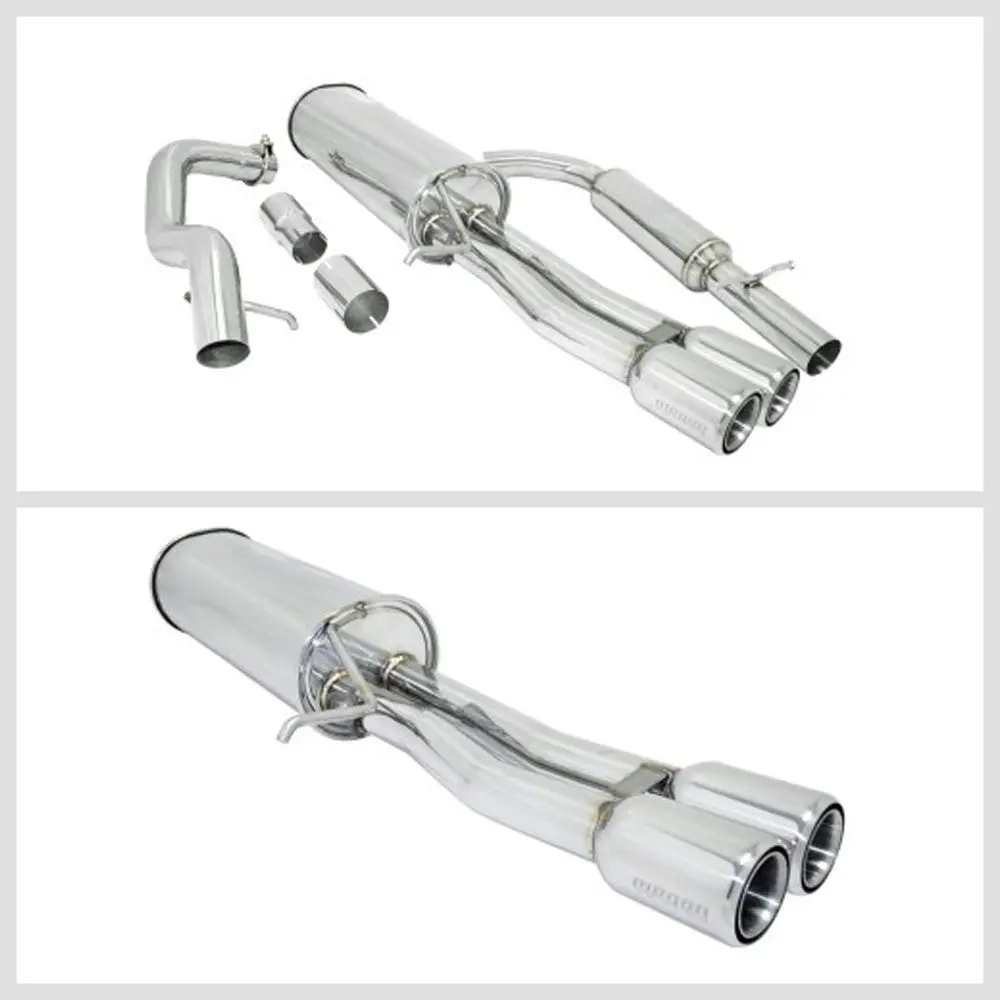 Megan Rs Series Stainless Cbs Exhaust System 3.0" Tips For 99-01 Jetta 1.8T 2.0 2