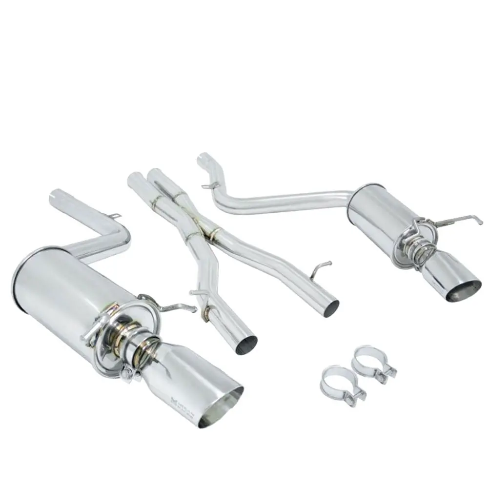 Megan Rs Series Cbs Exhaust System 4" Rolled Tip For 08-14 C-Class 4Dr V6 1