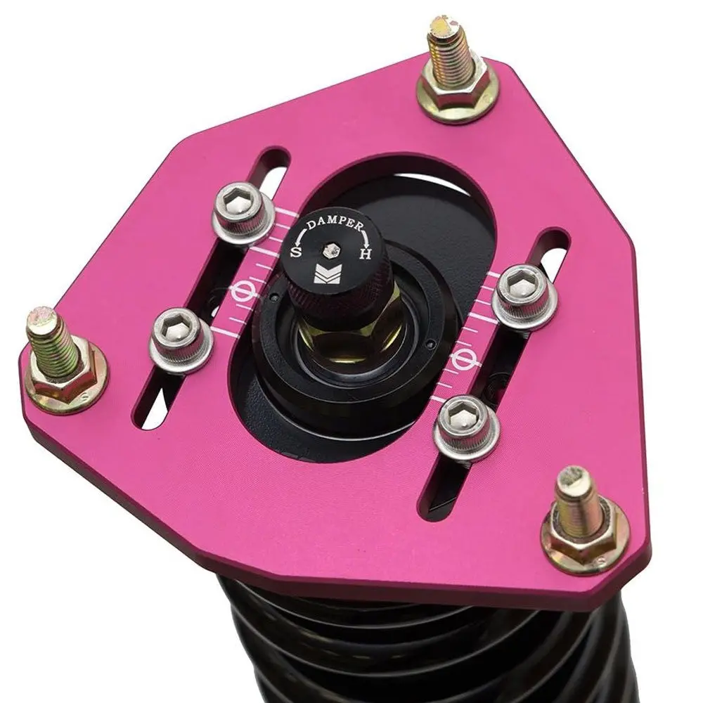 Megan Pink Spec-Rs Series Coilover Springs Kit For 83-87 Toyota Corolla E80 2