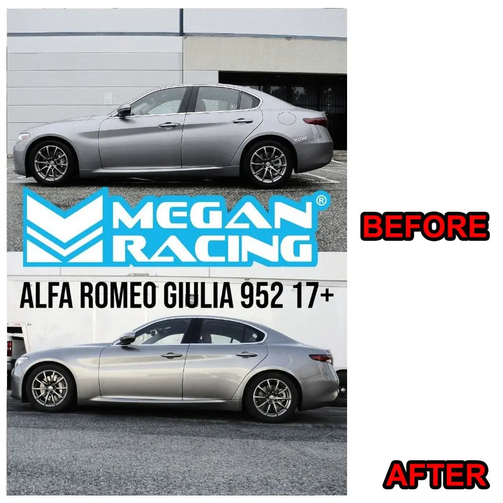 Megan Racing Eu Series Coilover Damper Springs Kit For 17+ Alfa Romeo Giulia 952 Rwd 2