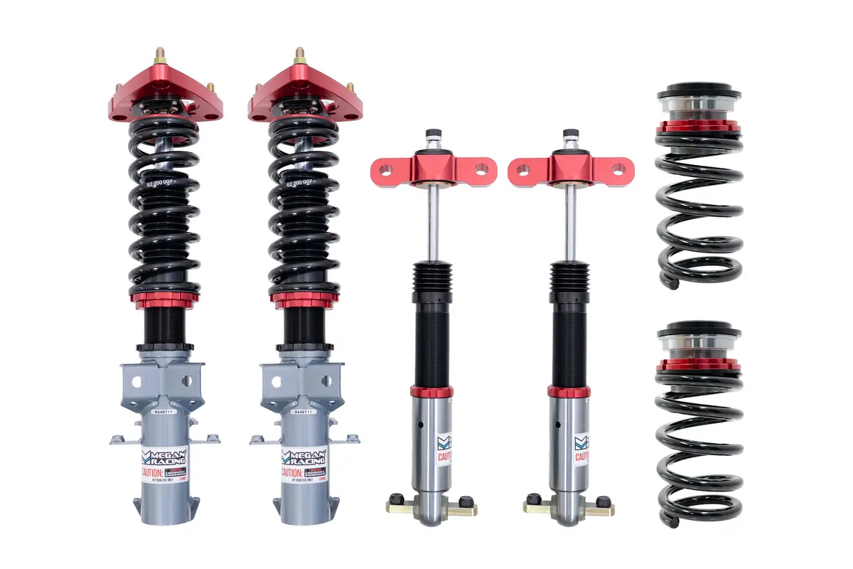 Megan Red Street Series Coilover Springs Damper Kit For 15-23/24+ Ford Mustang With Magneride Suspension (S550 S650) 1