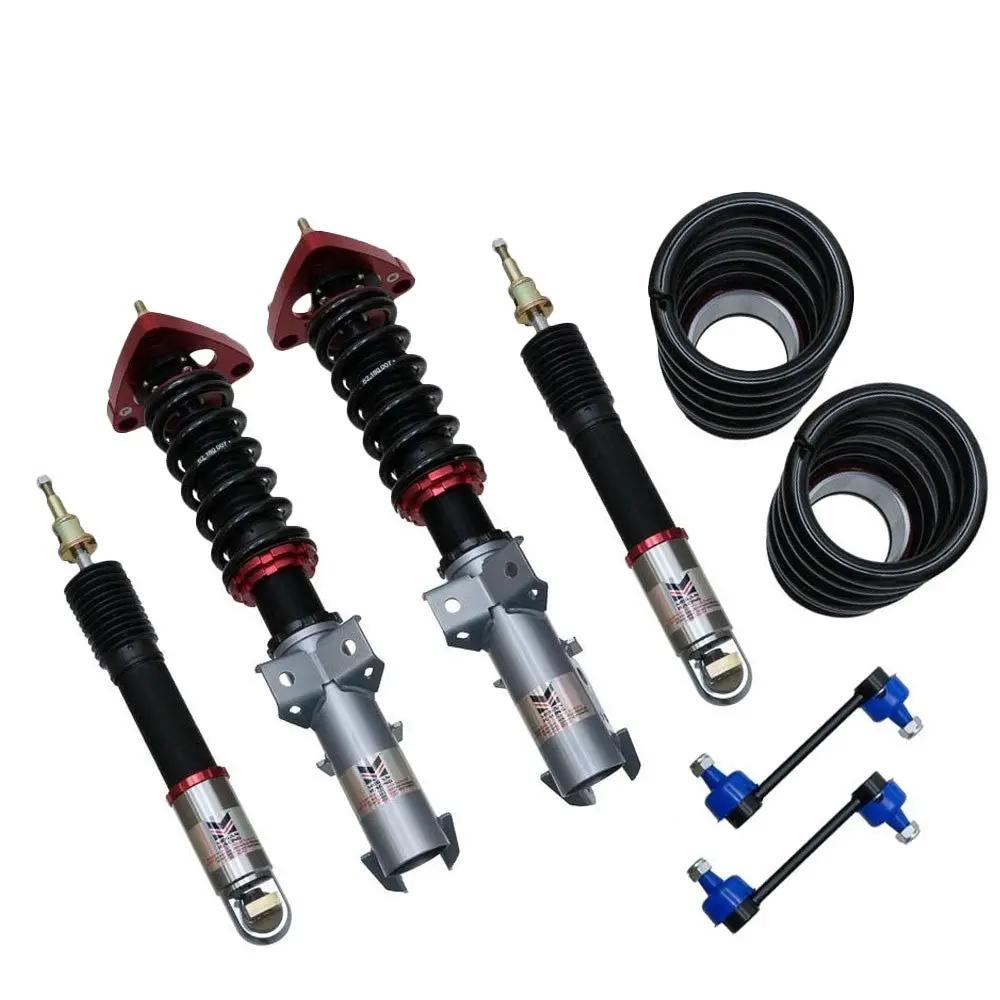 Megan Racing Red Street Series Coilover Springs Kit For 15+ Ford Mustang S550 1