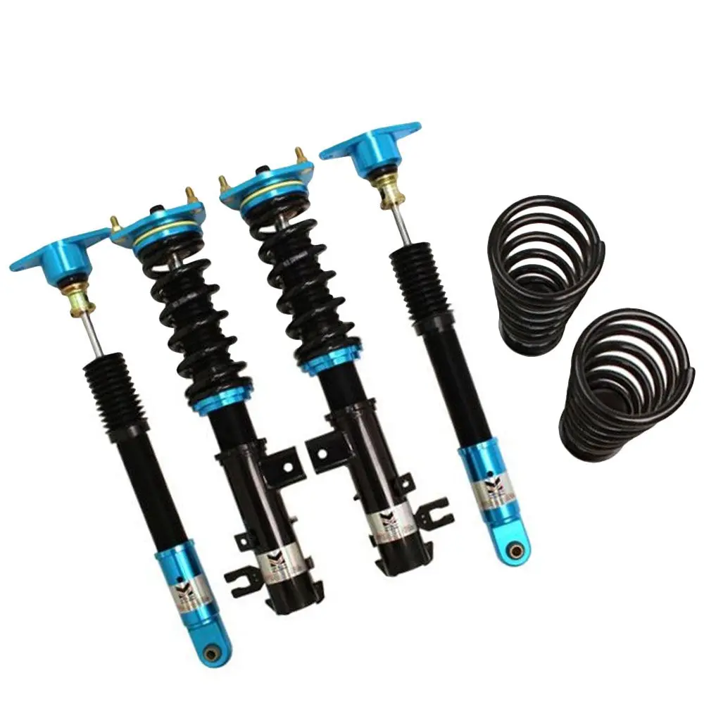 Megan Racing Ez Ii Blue Coilover Damper Springs Kit For 14-18 Mazda 3 Bm Bn 1