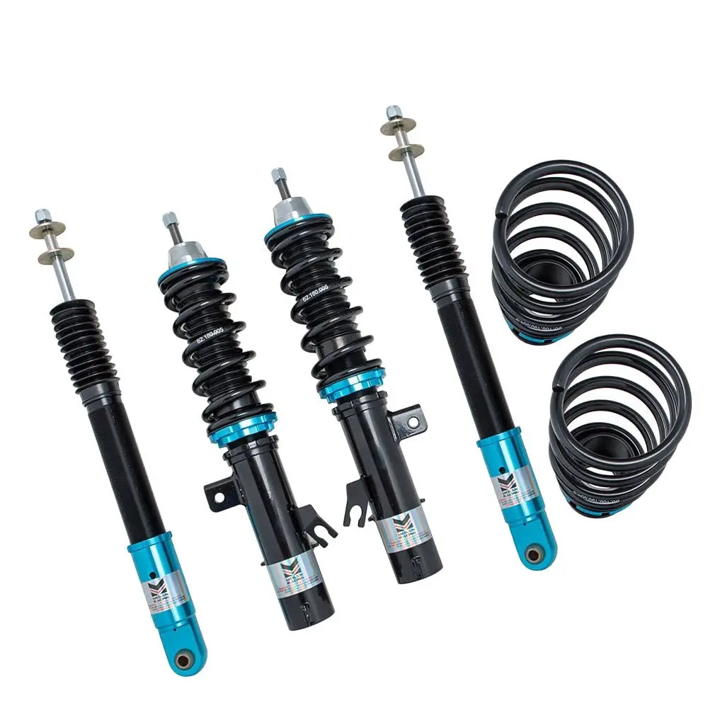 Megan Blue Ez Series Coilover Spring Lowering Kit For 13-19 Nissan Versa 4Dr N17 1