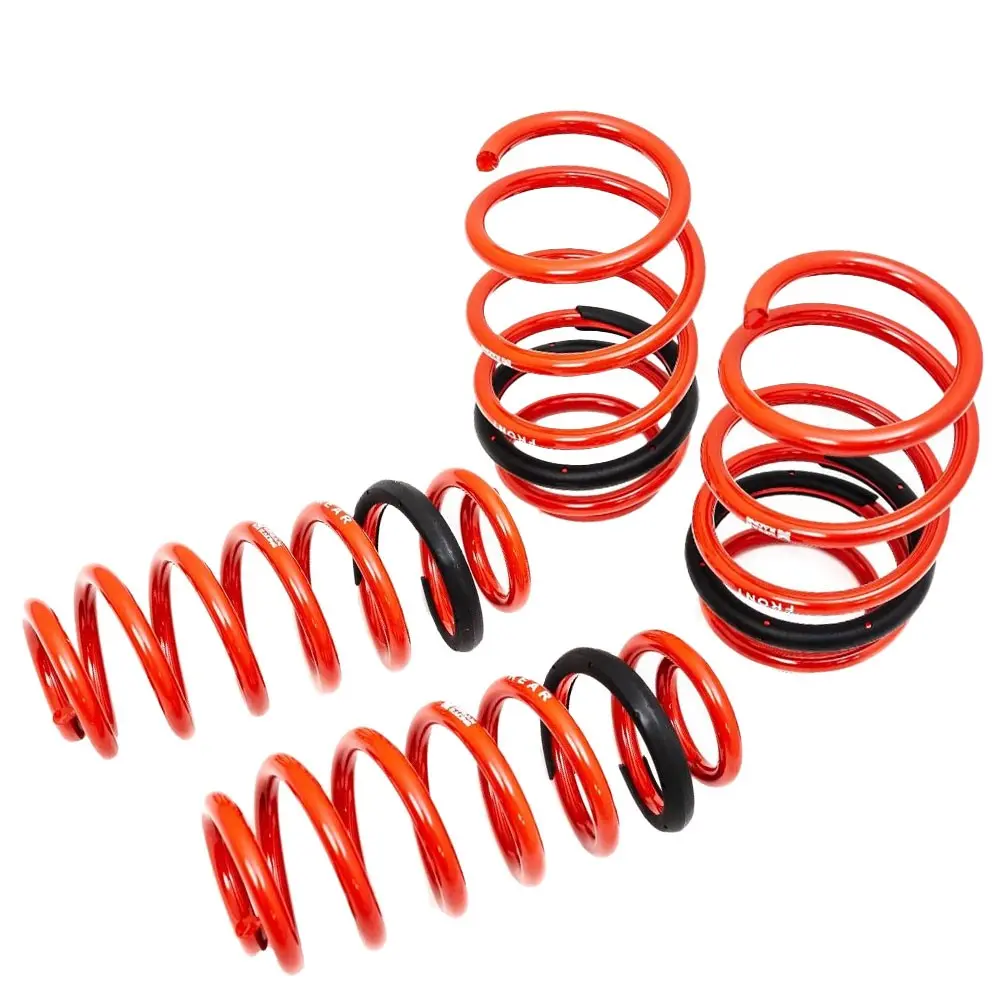 Megan 4Pcs Red Euro-Version Front/Rear Lowering Spring Kit For 15-20 Audi A3 Quattro Sedan (8V) 1