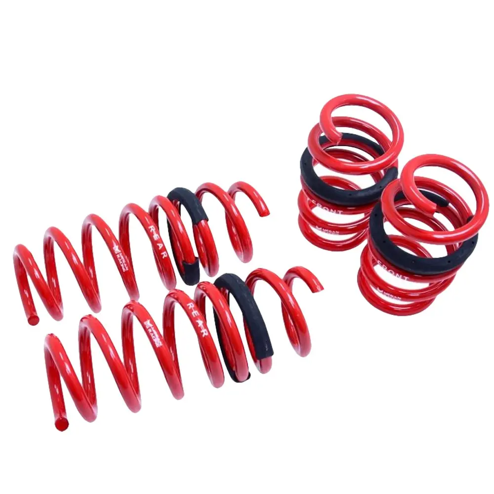 Megan Racing Red Euro Lowering Springs Kit For 06-15 Audi R8 Coupe Cabriolet 1