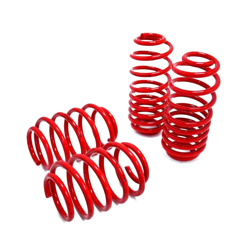 Megan Front/Rear Red Euro-Version Lowering Springs Kit For 08-14 Audi Tt Mk2 8J 1