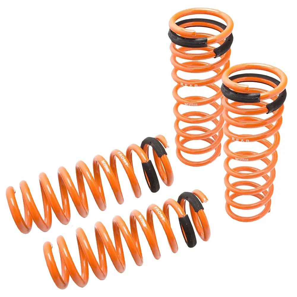 Megan 4Pcs Orange Street-Version Lowering Springs Kit For 04-08 Acura Tl Base/Type-S Ua6 Ua7 1