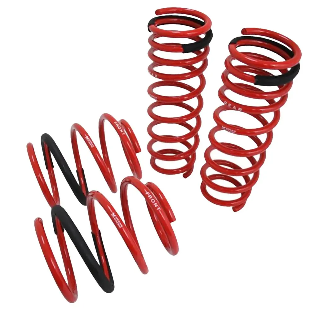 Megan Racing Red Euro-Version Coil Lowering Springs For 04-10 E60 5-Series Rwd 1