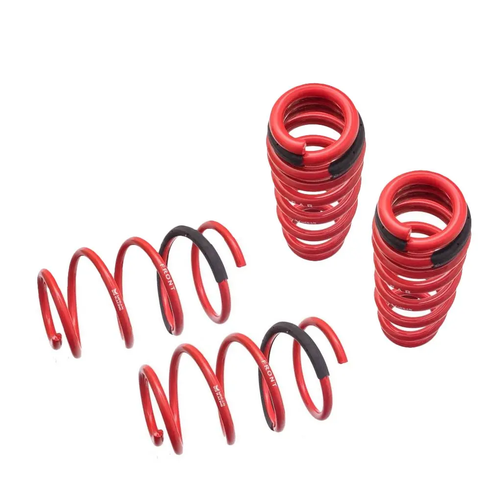 Megan Racing Front Rear Red Euro Lowering Springs Kit For 3Series E90 E92x-Drive 1