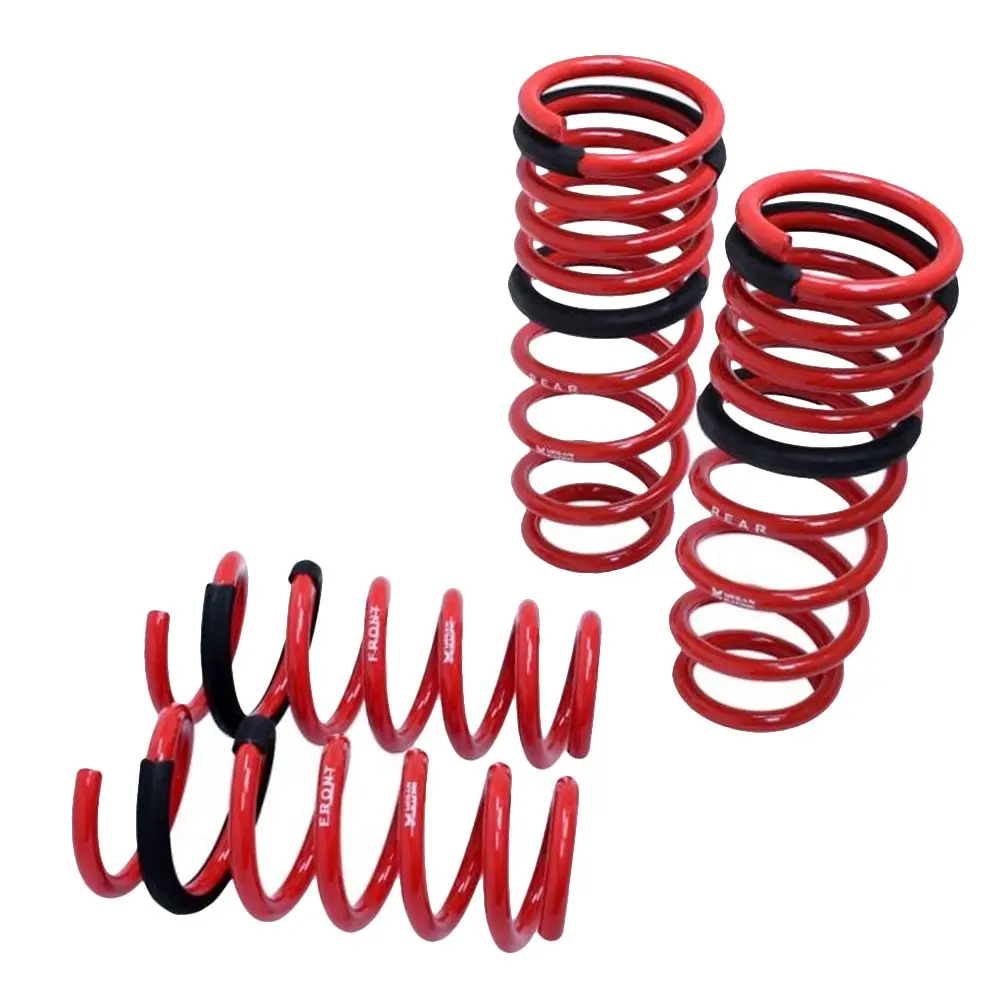 Megan Racing Red Euro-Version Coil Lowering Springs For 13-17 Bmw M5 F10 Rwd 1