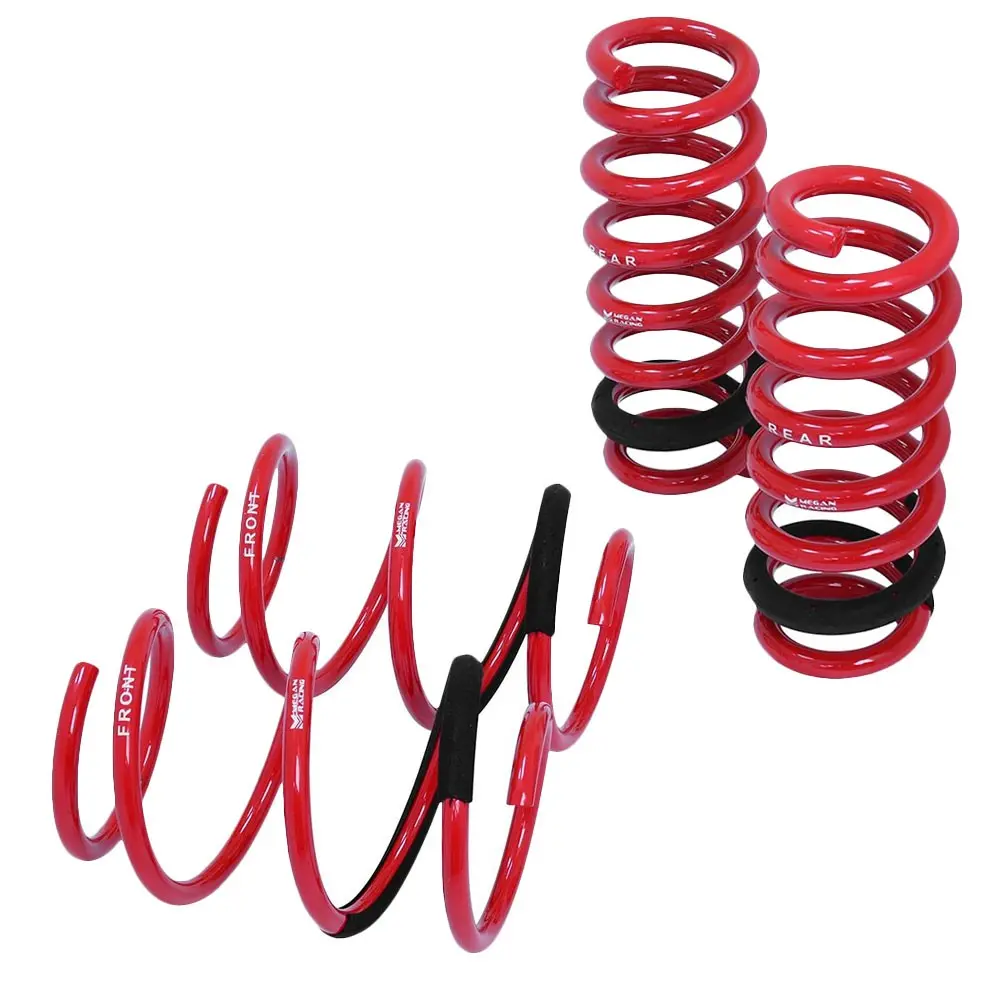 Megan Red Euro Coil Lowering Spring Kit For Bmw 16-21 M2 F87 / 15-19 M3 F80 / 15-20 M4 F82 F83 1