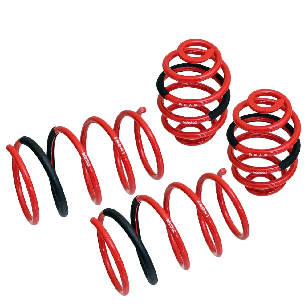 Megan Racing Front/Rear Red Euro-Version Lowering Springs Kit For 96-02 Bmw Z3 1