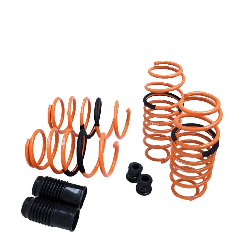 Megan Racing Front Rear Orange Lowering Springs Kit For 13-16 Dodge Dart 1