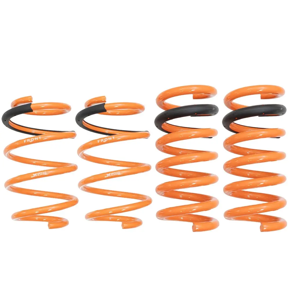 Megan 4Pcs Orange Street-Version Lowering Springs Kit For 15-23/24+ Ford Mustang With Magneride Suspension (S550 S650) 1
