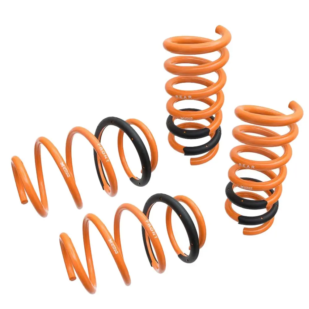 Megan 4Pcs Orange Street Lowering Springs Kit For 15-23/24+ Ford Mustang S550 S650 1