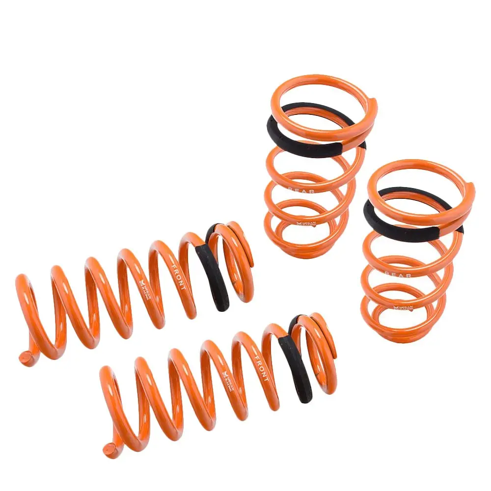 Megan Orange Street-Version Coil Lowering Springs For 79-93/94-04 Ford Mustang (3Rd/4Th Gen) 1