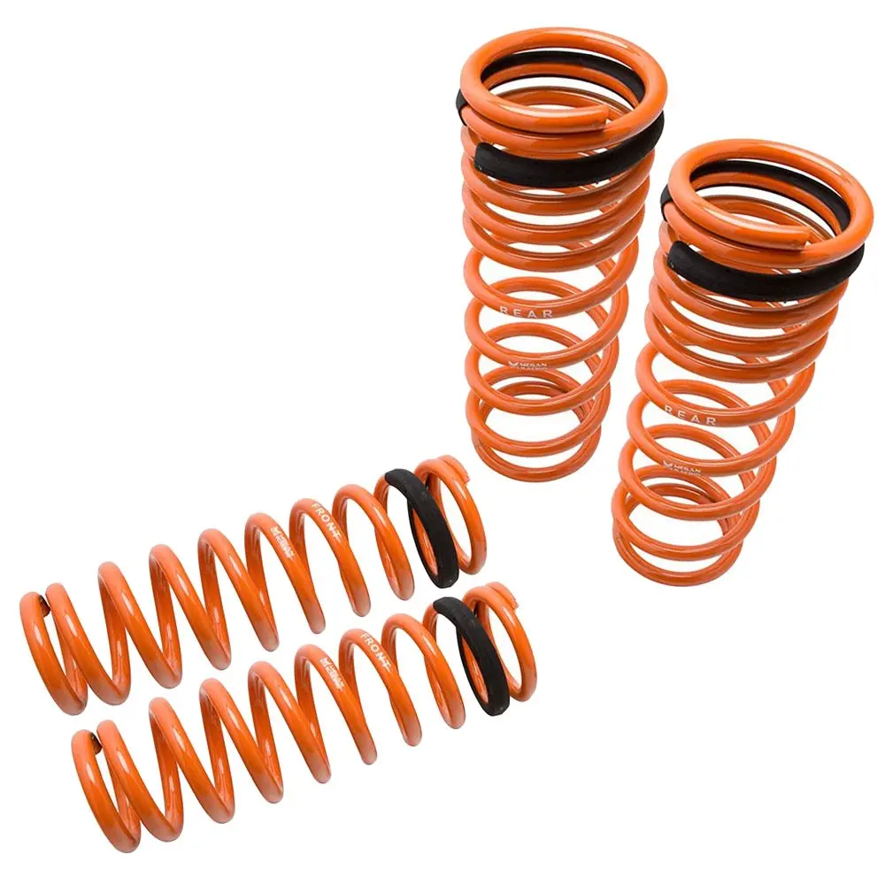 Megan Racing 4Pcs Orange Street Lowering Springs Kit For 90-97 Accord Cb7/Cd 1
