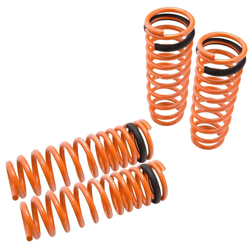Orange 1.75" Drop Megan Race Lowering Spring Coil For 92-00 Civic/94-01 Integra 1