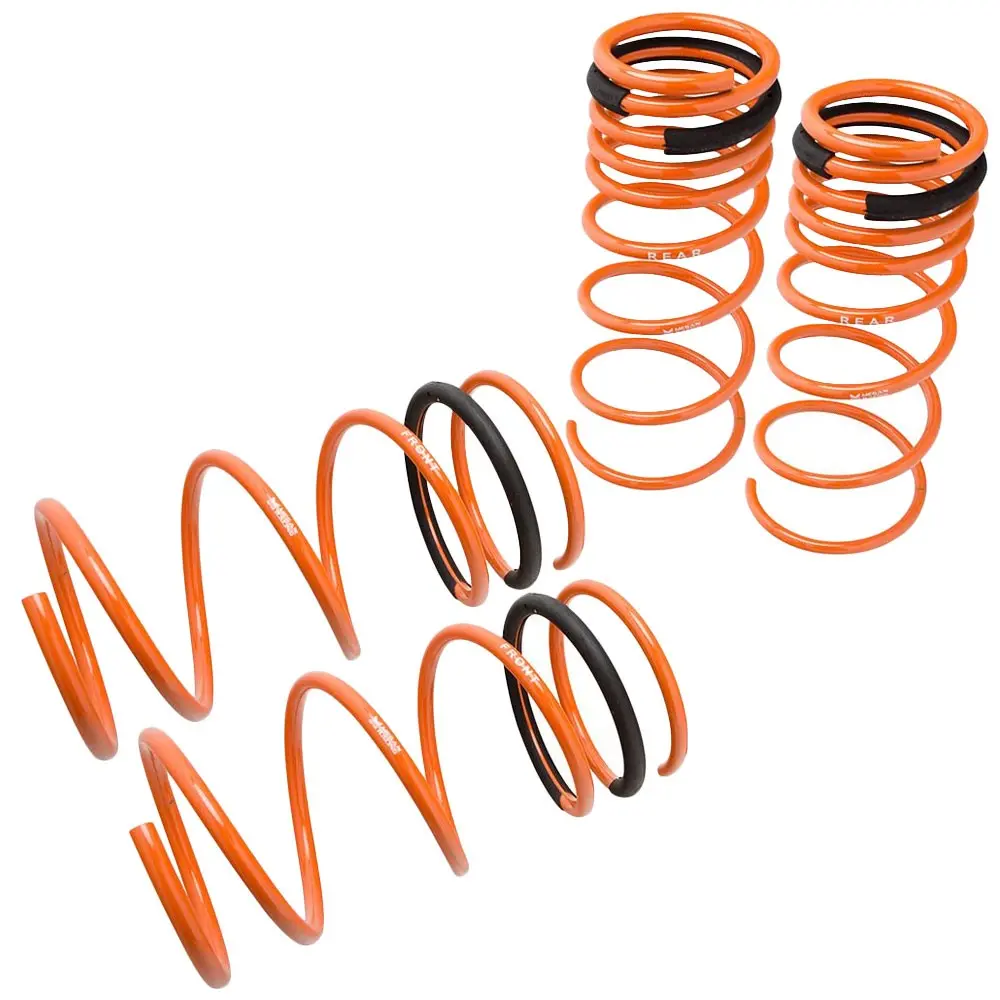 Megan Racing Orange Street-Version Coil Lowering Springs For 03-08 Tiburon Gk 1