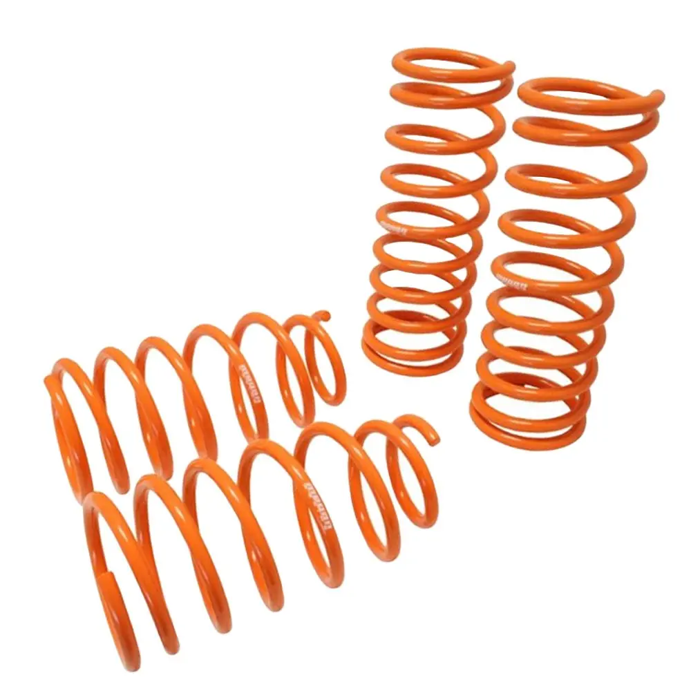 Megan Racing 4Pcs Orange Street-Version Lowering Spring Kit For 00-05 Kia Rio Dc 1