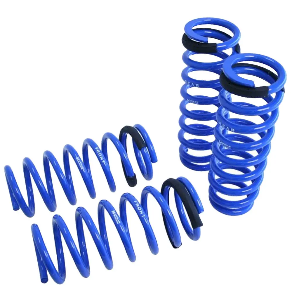 Megan 4Pcs Blue Street-Version Front/Rear Lowering Spring Kit For 13-20 Lexus Gs350 Rwd (L10) 1