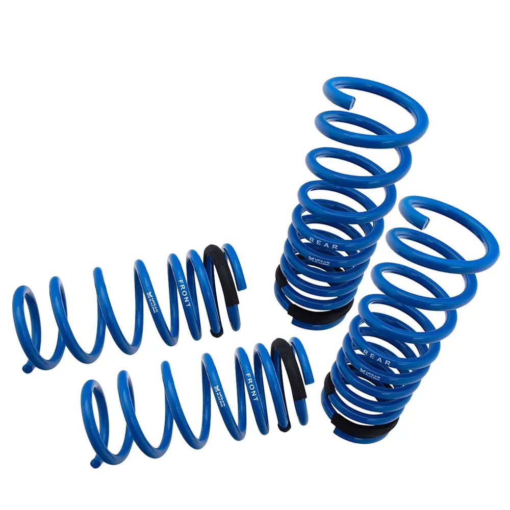 Blue 1.25" Drop Megan Racing Lowering Spring Kit For 06-13 Lexus Is250/Is350 Sedan Rwd 1