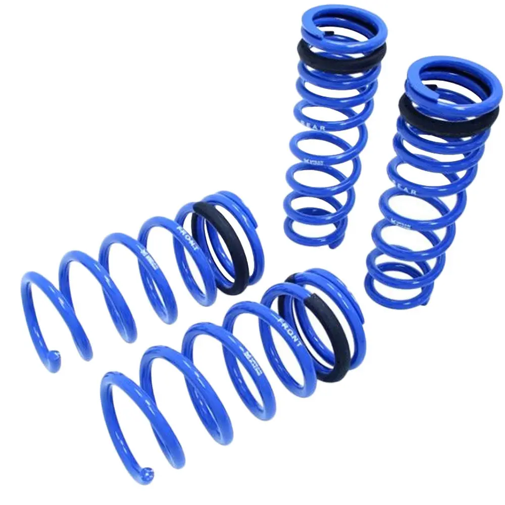 Megan 4Pcs Blue Street-Version Coil Lowering Spring For 14+ Lexus Is200t/Is250/Is300/Is350/Is500 Xe30 1
