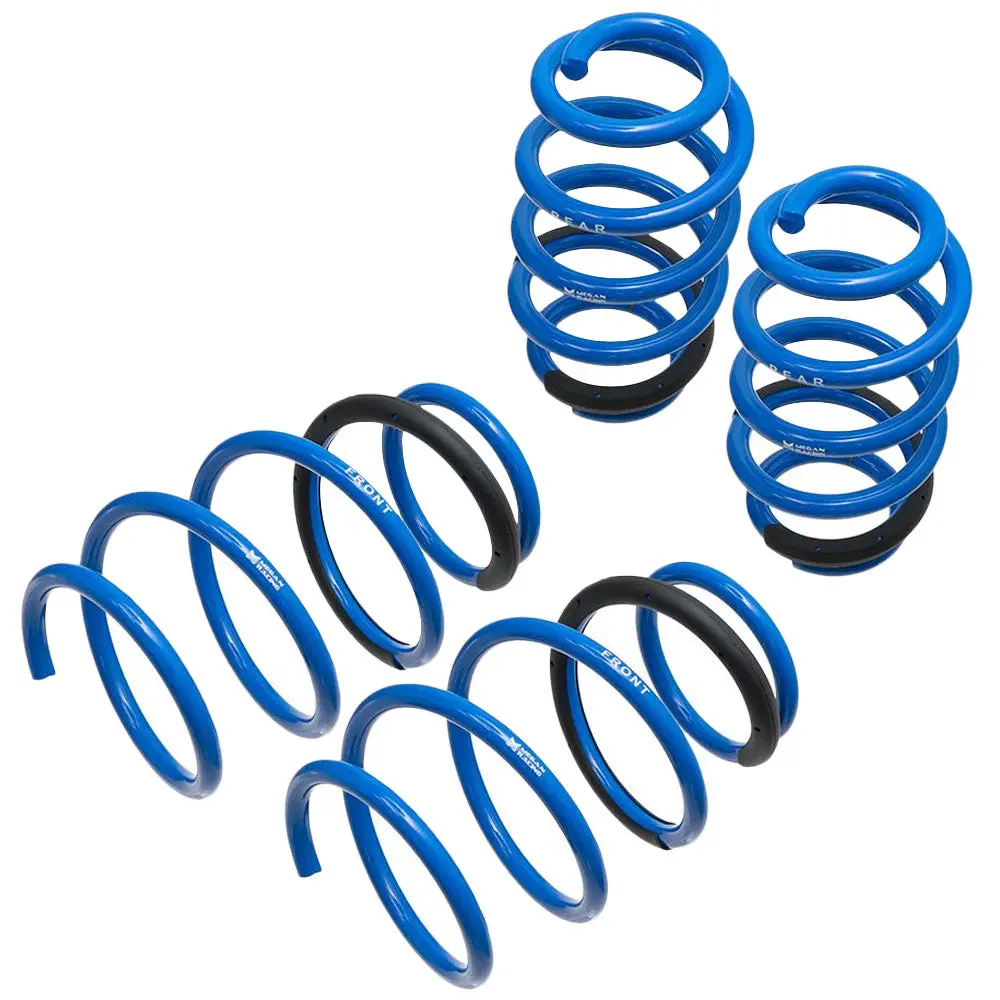 Megan 4Pcs Blue Street-Version Front/Rear Lowering Spring Kit For 15-21 Lexus Nx200t Nx300 Fwd (Az10) 1