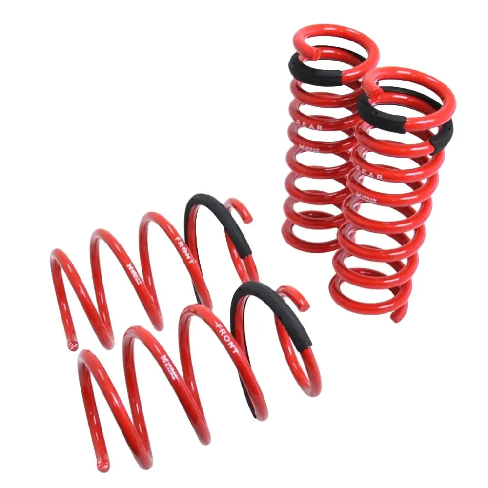 Megan Racing Euro-Version Red Lowering Springs Kit For 08-14 Benz C-Class W204 1