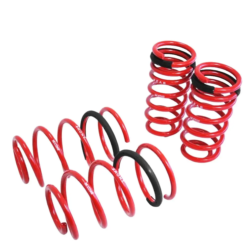 Megan 4Pcs Red Euro Lowering Springs Kit For 11-16 Countryman R60 / 13-16 Paceman R61 Fwd 1
