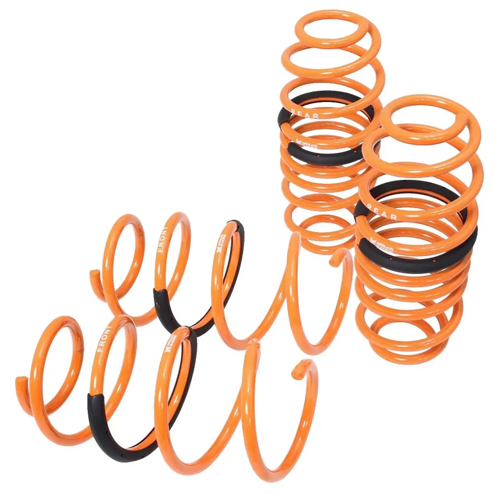 Megan 4Pcs Orange Street-Version Front/Rear Lowering Spring Kit For 16-21 Mazda Cx-3 Awd (Dk) 1