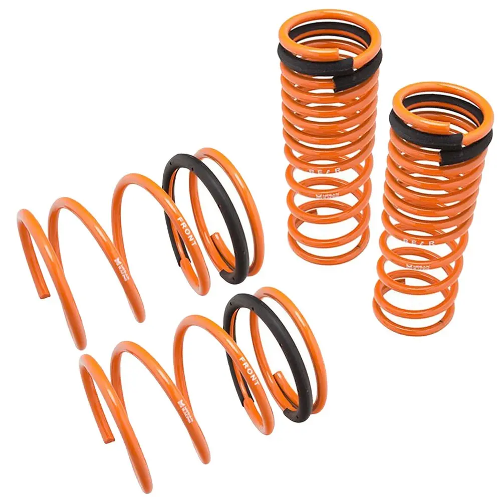 Megan Front/Rear Orange Street Lowering Springs Kit For 90-94 Eclipse/Talon Fwd 1
