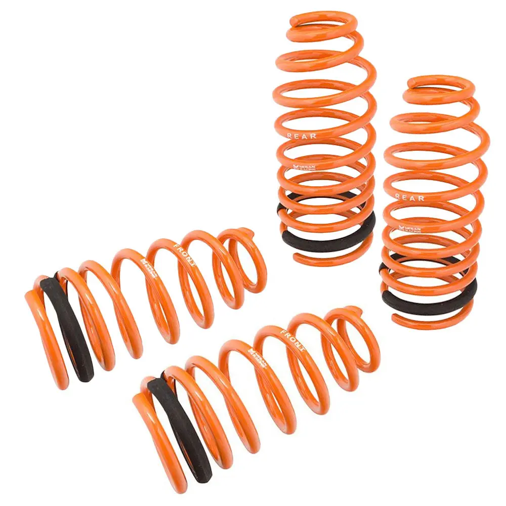 Orange 2" Drop Megan Racing Lowering Spring Kit For 95-99 Mitsubishi Eclipse 1