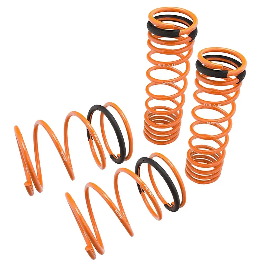 Megan Racing Front/Rear Orange Street Lowering Springs Kit For 89-94 240Sx S13 1
