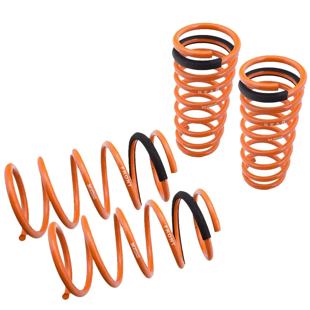 Megan Orange Street-Version 4Pcs Coil Lowering Springs Kit For 95-99 Sentra B14 1