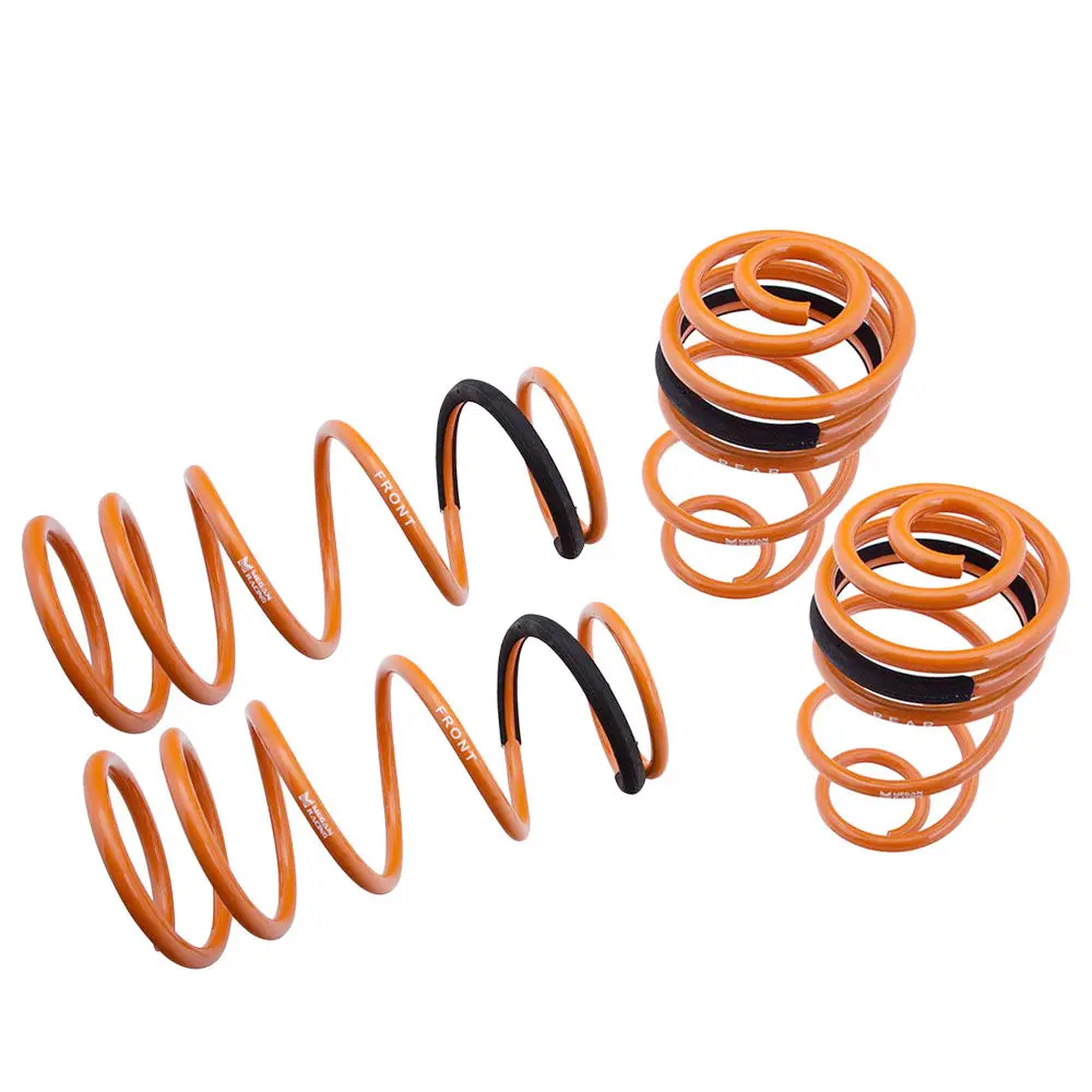 Orange 2" Drop Megan Racing Sport Lowering Spring Coil Kit For 09-14 Nissan Cube 1