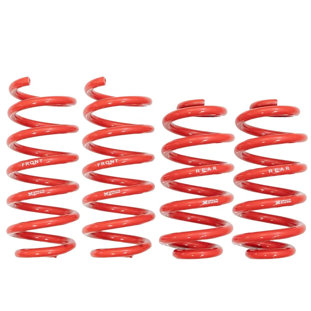 Megan 4Pcs Red Street-Version Lowering Springs Kit For 19+ Porsche Cayenne (Excluded Gts, Hybrid) 1